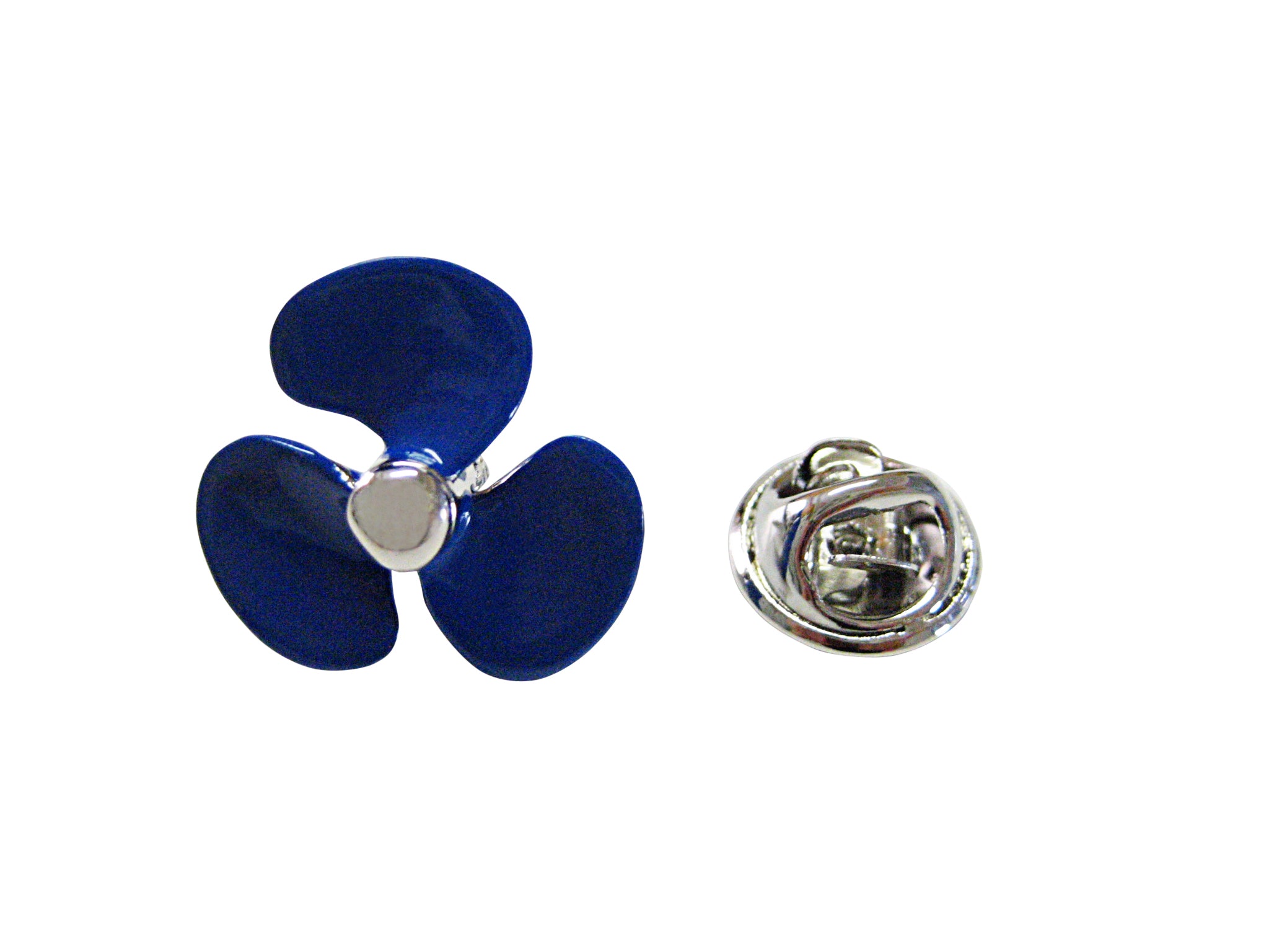 Blue Nautical Propellor Lapel Pin