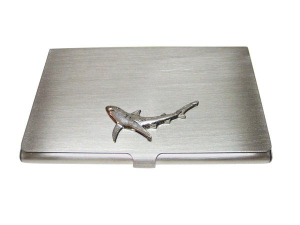 Blue Shark Business Card Holder