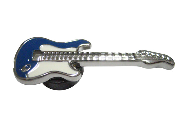 Blue and White Toned Full Guitar Magnet