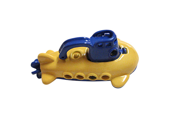 Blue and Yellow Toned Submarine Magnet
