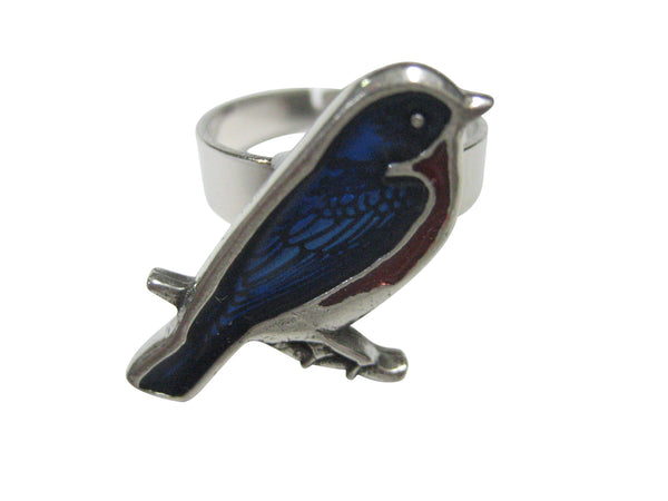 Bluebird Adjustable Size Fashion Ring