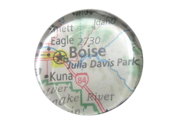 Boise Idaho Map Pendant Magnet