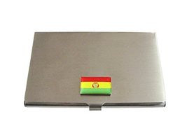 Bolivia Flag Pendant Business Card Holder