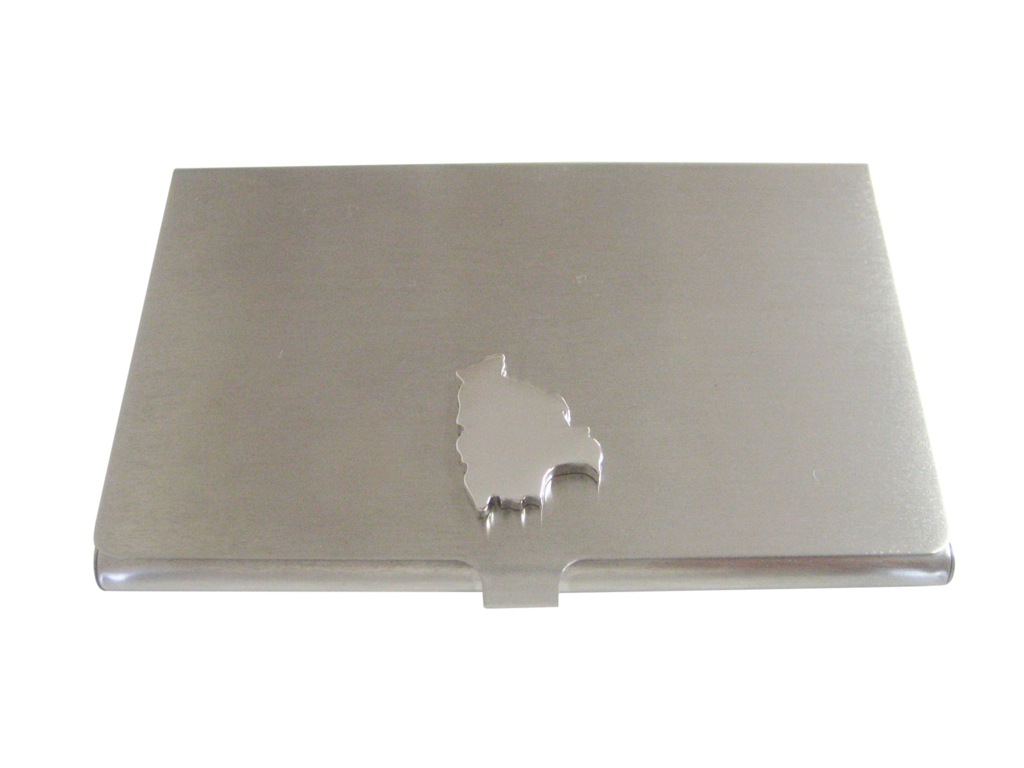 Bolivia Map Shape Business Card Holder