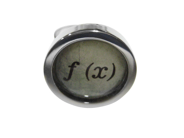Bordered Mathematical Function of X Adjustable Size Fashion Ring