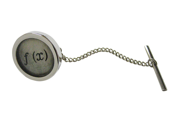 Bordered Mathematical Function of X Pendant Tie Tack