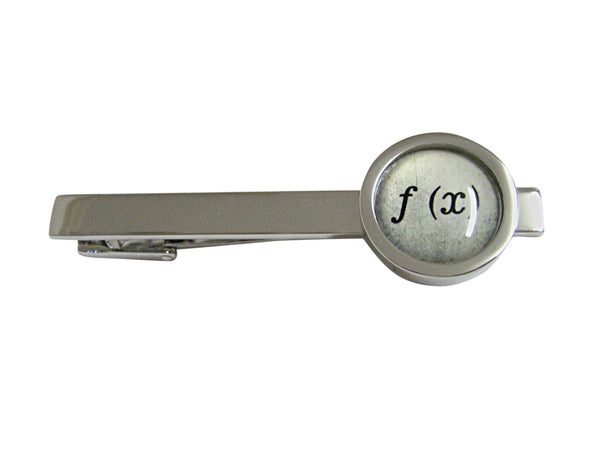 Bordered Mathematical Function of X Square Tie Clip