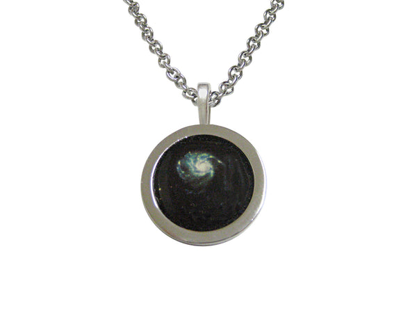 Bordered Milky Way Pendant Necklace