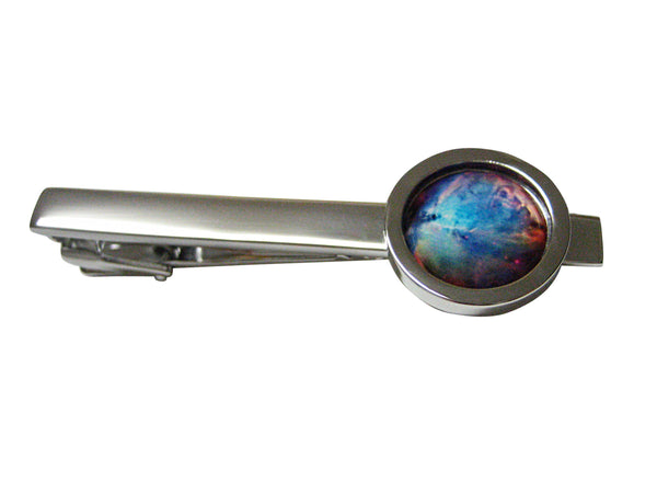 Bordered Nebula Cloud Square Tie Clip