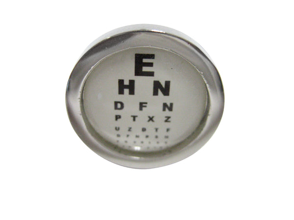 Bordered Round Optometrist Board Design Adjustable Size Fashion Ring