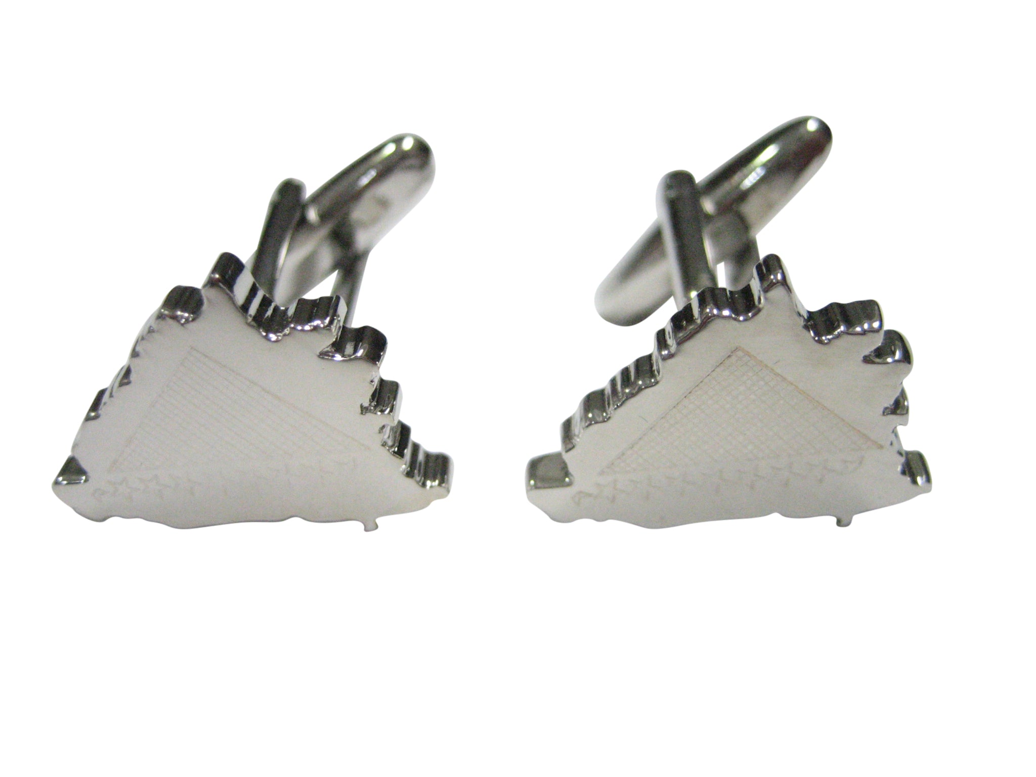 Bosnia Map Shape and Flag Design Cufflinks