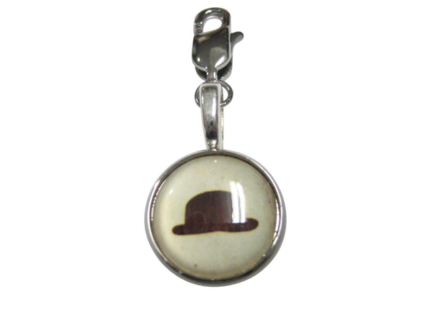 Bowler Hat Pendant Zipper Pull Charm