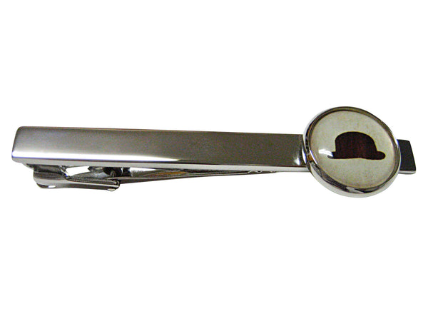 Bowler Hat Square Tie Clip