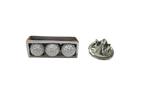 Box of Golf Balls Design Lapel Pin