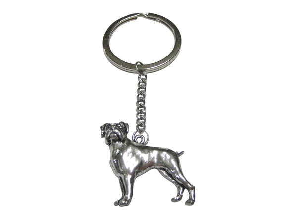 Boxer Dog Pendant Keychain