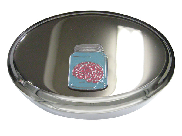 Brain In A Jar Oval Trinket Jewelry Box