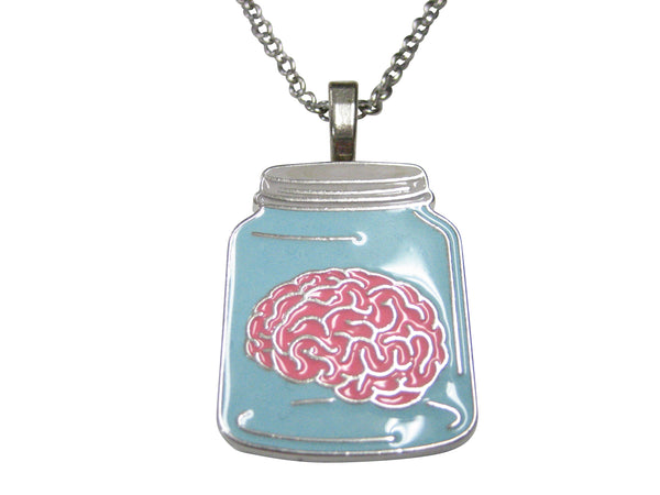 Brain In A Jar Pendant Necklace