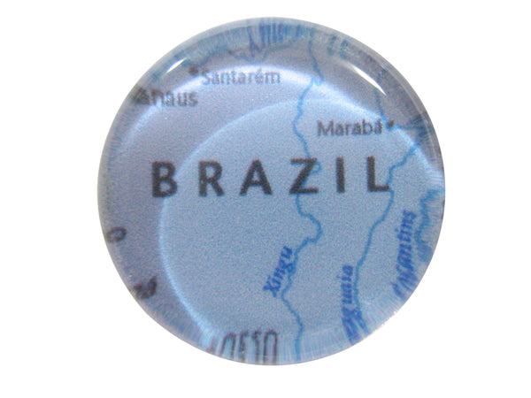 Brazil Country Map Pendant Magnet