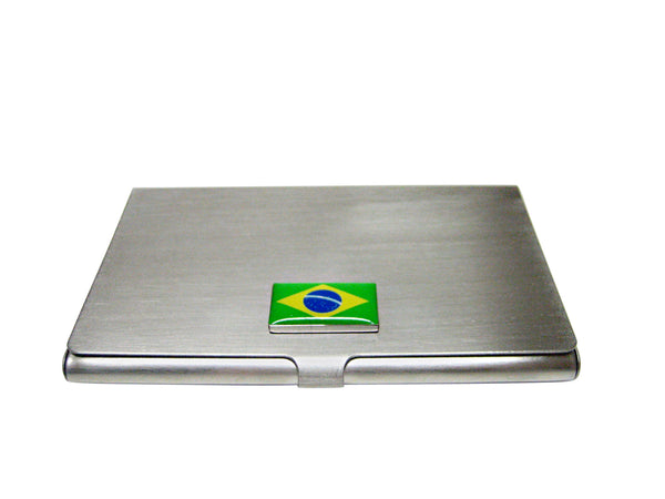Brazil Flag Business Card Holder