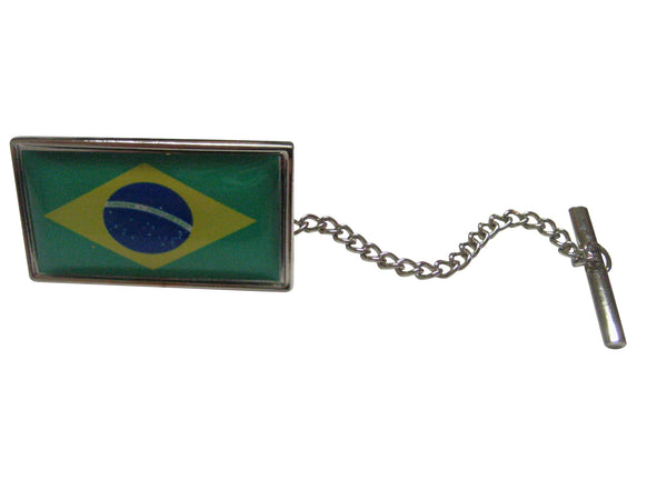 Brazil Flag Tie Tack