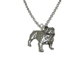 British Bulldog Pendant Necklace