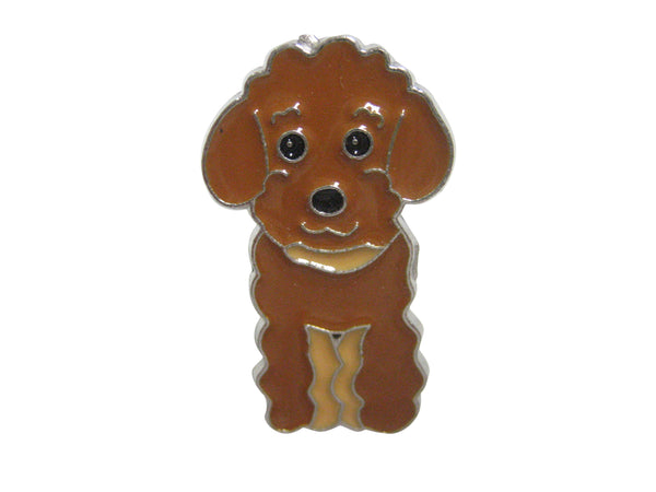 Brown Toned Poodle Dog Adjustable Size Fashion Ring