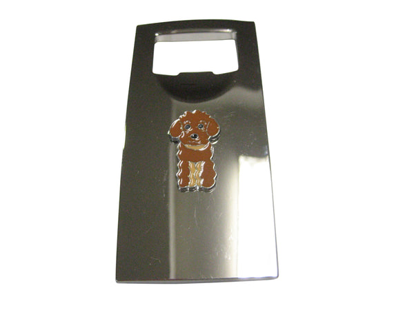 Brown Toned Poodle Dog Bottle Opener