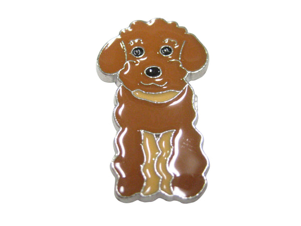 Brown Toned Poodle Dog Magnet