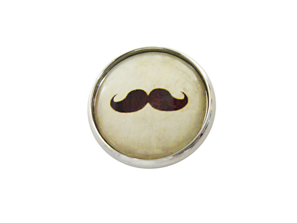 Brown Hipster Mustache Magnet