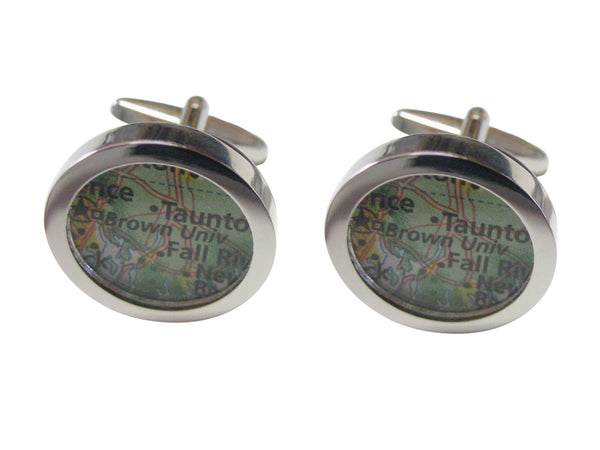 Brown University Map Cufflinks
