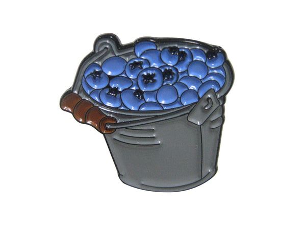 Bucket Of Blueberry Fruit Adjustable Size Fashion Ring