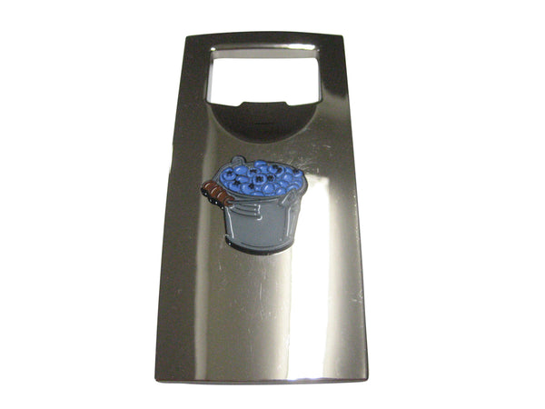 Bucket Of Blueberry Fruit Bottle Opener