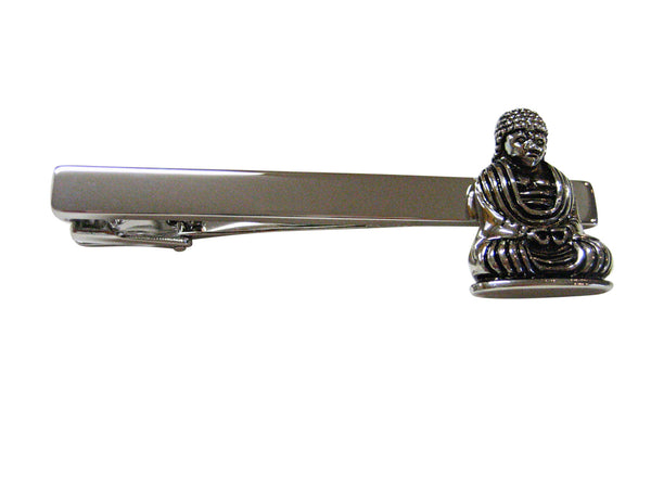 Full Buddha Figure Religious Square Tie Clip