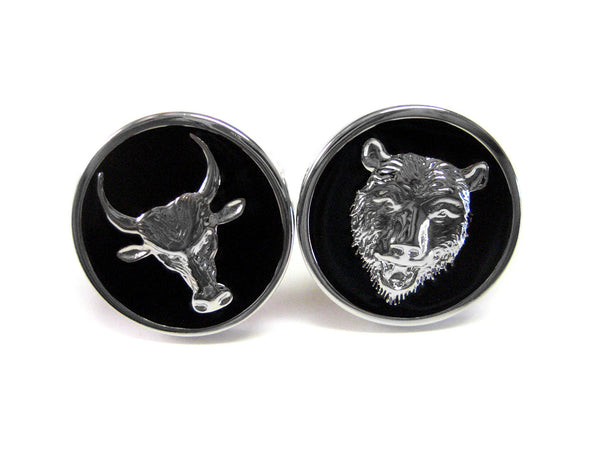 Bull and Bear Cufflinks