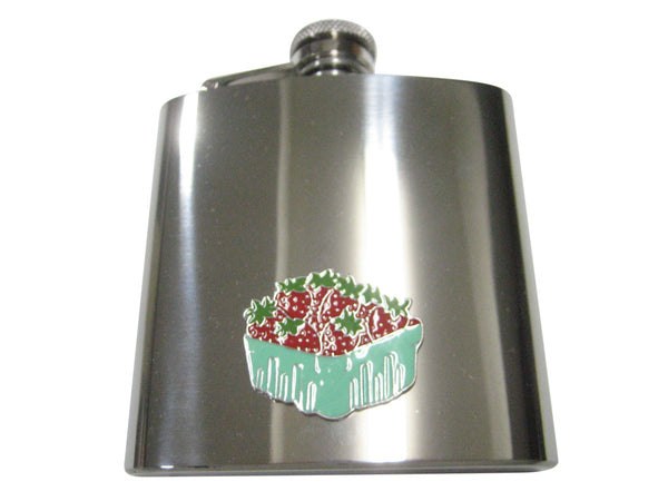 Bunch of Strawberry Fruit 6oz Flask