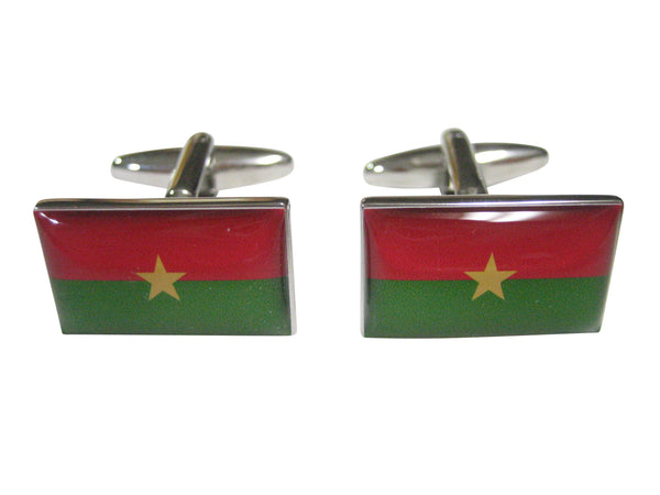 Burkina Faso Flag Cufflinks