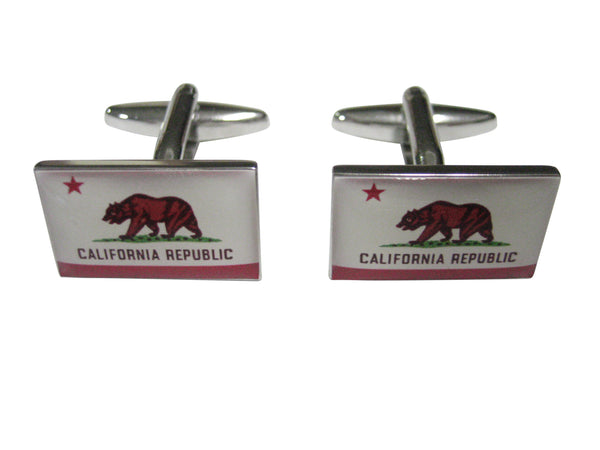 California State Flag Cufflinks