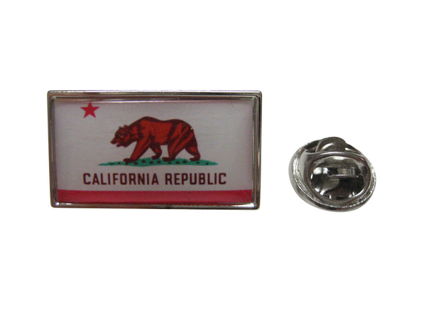 California Flag Design Lapel Pin