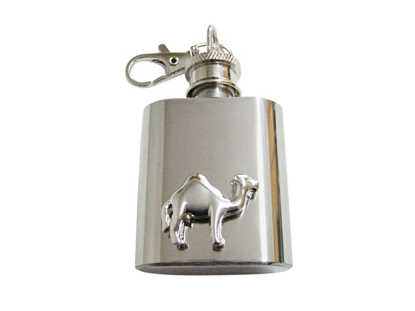 Camel 1 Oz. Stainless Steel Key Chain Flask