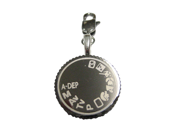 Camera Dial Photographer Pendant Zipper Pull Charm