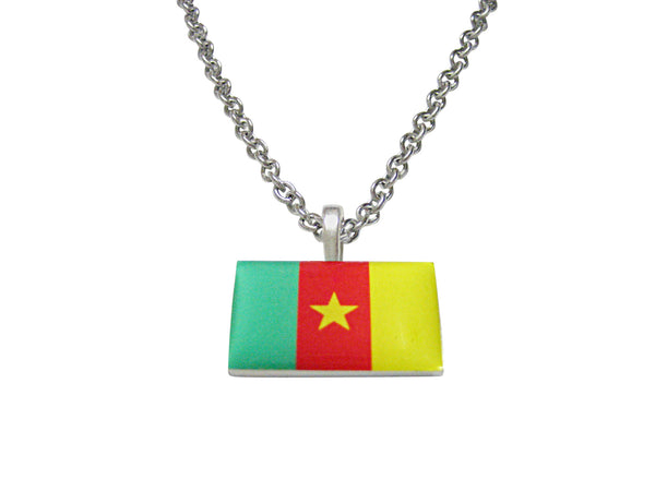 Cameroon Flag Pendant Necklace