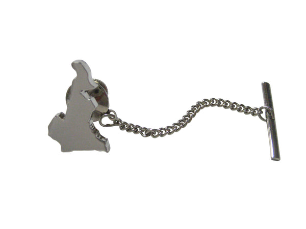 Cameroon Map Shape Tie Tack