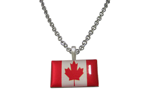 Canada Flag Pendant Necklace