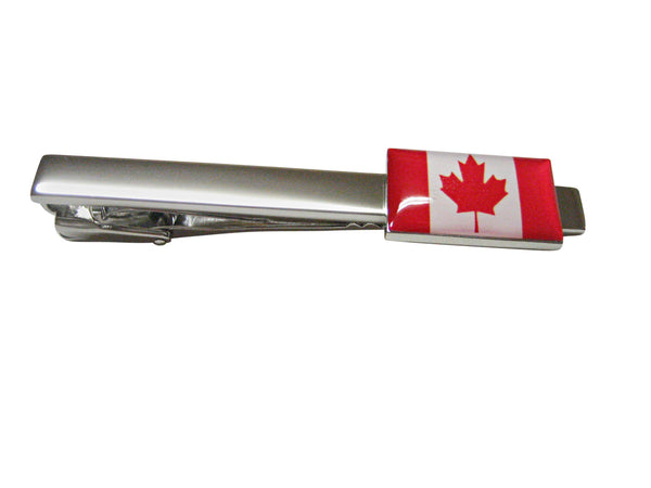 Canada Flag Square Tie Clip
