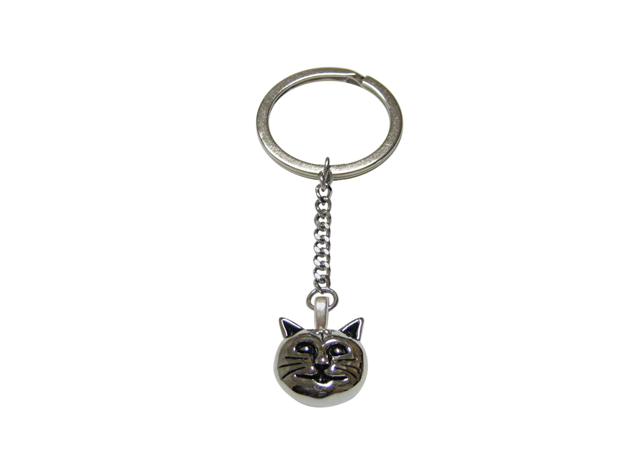 Cat Head Pendant Keychain
