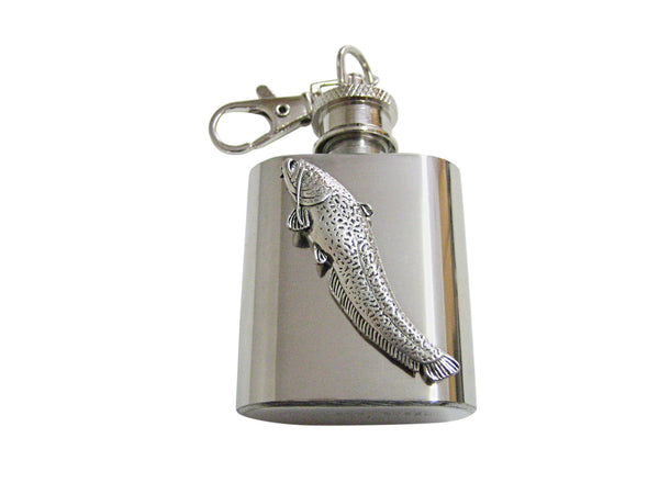 Catfish 1 Oz. Stainless Steel Key Chain Flask