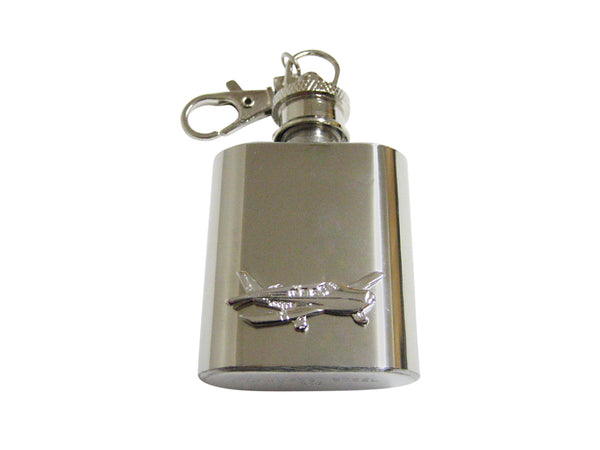 Cessna Plane 1 Oz. Stainless Steel Key Chain Flask