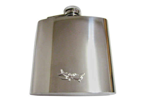 Cessna Plane 6 Oz. Stainless Steel Flask