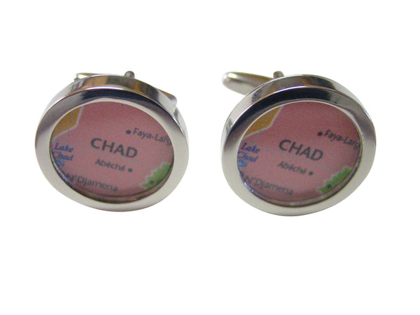 Chad Map Cufflinks