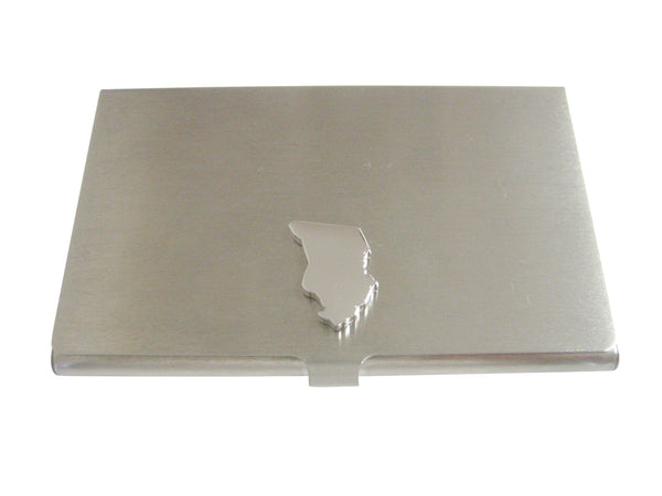 Chad Map Shape Business Card Holder